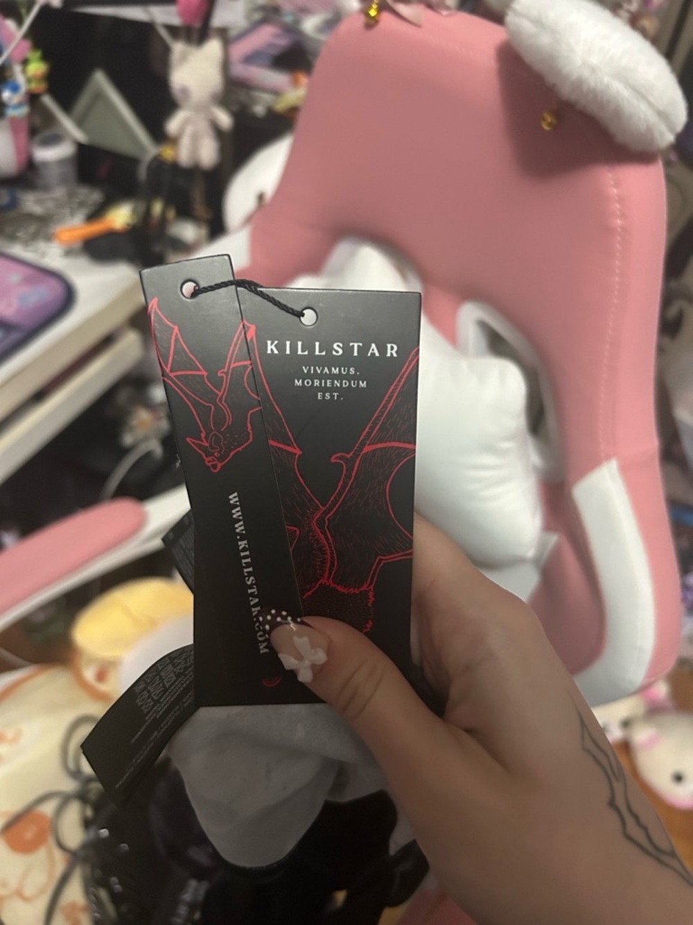 Killstar Shipwreck Black & Grey Skull-Print with Chains One-Piece Swimsuit - Picture 4 of 4